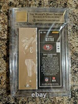 2017 Panini Contenders Optic George Kittle Red Prizm Rookie RC Auto BGS 9.5 / 10