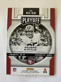 2017 Playoff George Kittle San Francisco 49ers Ungraded Rookie Autographed 7/199