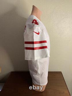 2017 San Francisco 49ers Football #4 Nick Mullens Game Jersey White Nike Size 42