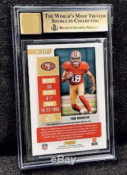 2018 Contenders DANTE PETTIS RC Ticket FOTL Red Zone Auto SSP RC 49ERS BGS 9.5