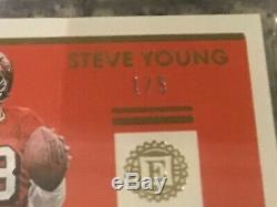 2018 Panini Encased 49ers Steve Young AUTO PATCH /5 BGS Graded 9