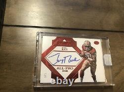 2018 Panini Flawless Jerry Rice All Pro Ink Ruby Auto /5 San Francisco 49ers