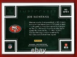 2018 Panini Impeccable Joe Montana 1 Oz Silver Bar Troy Ounce #d /15 Sp 49ers