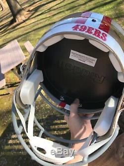 2019-2020 Autographed San Francisco 49ers Team Fullsize Replica Helmet Buckner