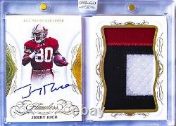 2019 Flawless Jerry Rice Book Booklet Autograph Auto Patch Jersey Sp Card 3/5