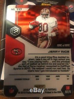 2019 Panini Elements Jerry Rice Platinum Metal SP # One Of One TRUE 1/1 49ers