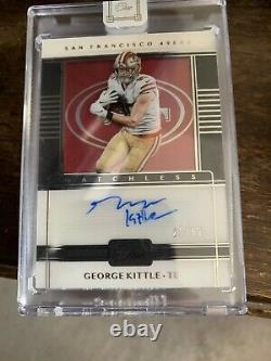 2019 Panini One Matchless George Kittle Auto #21/50 San Francisco 49ers