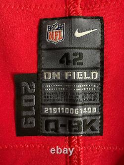 2019 San Francisco 49ers Football #3 C. J. Beathard Game Jersey Red Nike Size 42