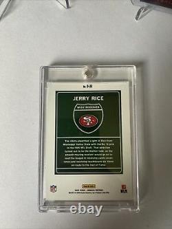 2020 Donruss Football Jerry Rice Downtown SSP Card #DT13 San Francisco 49ers