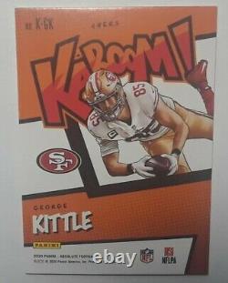 2020 Panini Absolute Football San Francisco 49ers GEORGE KITTLE KABOOM Card Raw