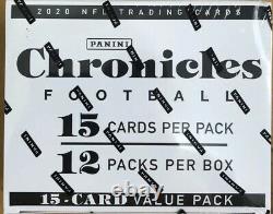 2020 Panini Chronicles Football NFL New Sealed Fat Pack Cello Box Herbert Burrow