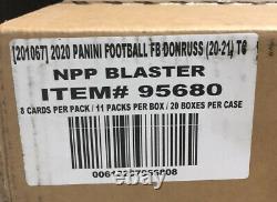 2020 Panini Donruss Football Blaster Box Case (20) Brand New Factory Sealed
