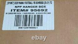 2020 Panini Donruss Football Factory Sealed 36 Box Hanger Case
