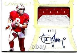 2020 Panini Flawless Steve Young patch auto 3/10