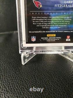 2020 Randy Moss/Jerry Rice/Larry Fitzgerald #d/5 INKPECCABLE TRIOS AUTO CARD