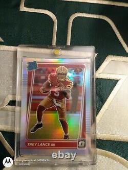2021 Donruss Trey Lance Optic Preview Silver Rated Rookie SP INVEST