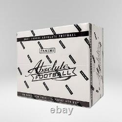 2021 Panini Absolute Football Cello Fat Pack Box Factory Sealed