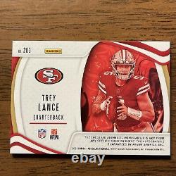 2021 Panini Absolute TREY LANCE Rookie Premiere 1/1! NFL SHIELD! RC Auto 49ers