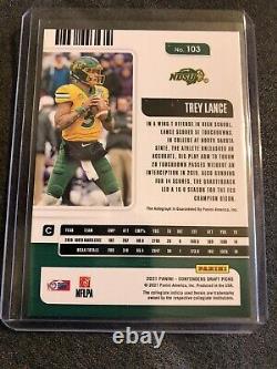 2021 Panini Contenders Trey Lance Auto Cracked Ice 5/23 Matches Jersey Number