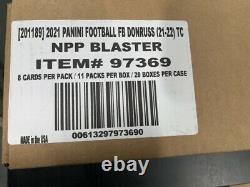 2021 Panini Donruss Football Cards Factory Sealed 20 Box Blaster Case NFL