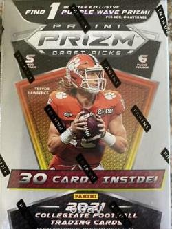 2021 Panini NFL Prizm Draft Picks Football Cards LOT OF 6 Blaster Box PreOrder