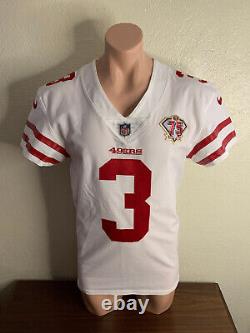 2021 San Francisco 49ers Football #3 Josh Rosen 75h Patch Game Jersey 42
