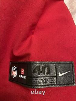 2022 George Kittle San Francisco 49ers Nike Vapor Elite Jersey Scarlet