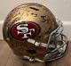 2022 San Francisco 49ers Team Signed Full Size Replica Speed Helmet PSA LOA