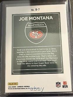 2023 Donruss Football Joe Montana Downtown D-7 San Francisco 49ers QB
