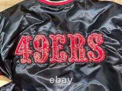 2023 Starter San Francisco 49ers Jacket Satin Men SIZE XL Vintage Style Fonts