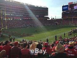 3 San Francisco 49ers vs New Orleans Saints Tickets 11/06/16 (Santa Clara)