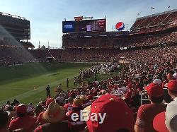 3 San Francisco 49ers vs New Orleans Saints Tickets 11/06/16 (Santa Clara)