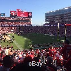 4 Tickets San Francisco 49ers vs Dallas Cowboys 10/22 105 Sec 106 (22 Oct)