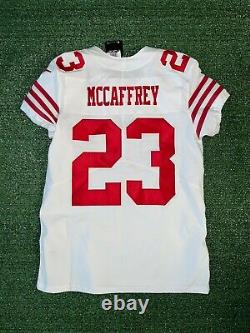 49ers Christian McCaffrey Super Bowl NFL Nike Vapor Elite Jersey 40