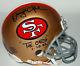 49ers Dwight Clark The Catch 1.10.82 Authentic Signed Mini Helmet PSA/DNA