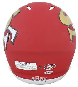 49ers Jerry Rice Authentic Signed Amp Full Size Speed Rep Helmet BAS Witnessed