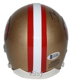 49ers Jerry Rice Authentic Signed Mini Helmet Autographed BAS