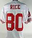 49ers Jerry Rice Authentic Signed White Jersey PSA/DNA ITP