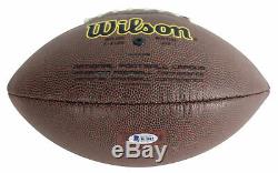 49ers Jerry Rice Authentic Signed Wilson NFL Football BAS Witnessed