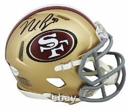 49ers Nick Bosa Authentic Signed Speed Mini Helmet Autographed BAS Witnessed