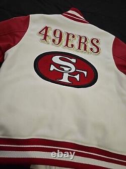 49ers Pro Standard San Francisco Jacket LARGE New