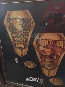49ers Super Bowl XVI Origional Ring desings from balfour and much more Memorabil