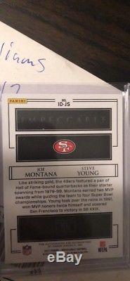 49ers fan dream lot. 1/10 Young/Montana Dual Auto N 4/5 Jerry Rice On Card Auto