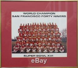 5 SF Chronicle 49ers Super Bowl Photos, Professionally Framed