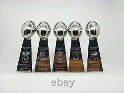 5 rings + 5 trophy + box / set San Francisco 49ers NFL Super Bowl Champion