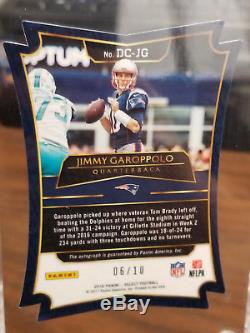 7 card lot of Jimmy Garoppolo RC/Auto