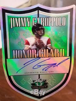 7 card lot of Jimmy Garoppolo RC/Auto