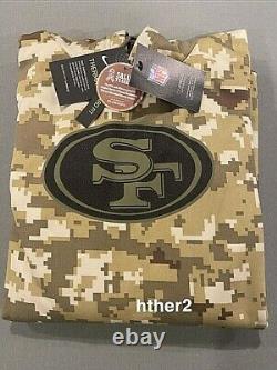 AUTHENTIC Nike 2021 San Francisco 49ers Salute to Service Hoodie NWT S 3XL