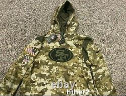 AUTHENTIC Nike 2021 San Francisco 49ers Salute to Service Hoodie NWT S 3XL