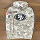 AUTHENTIC Nike San Francisco 49ers 2024 NFL Salute to Service Pullover Hoodie